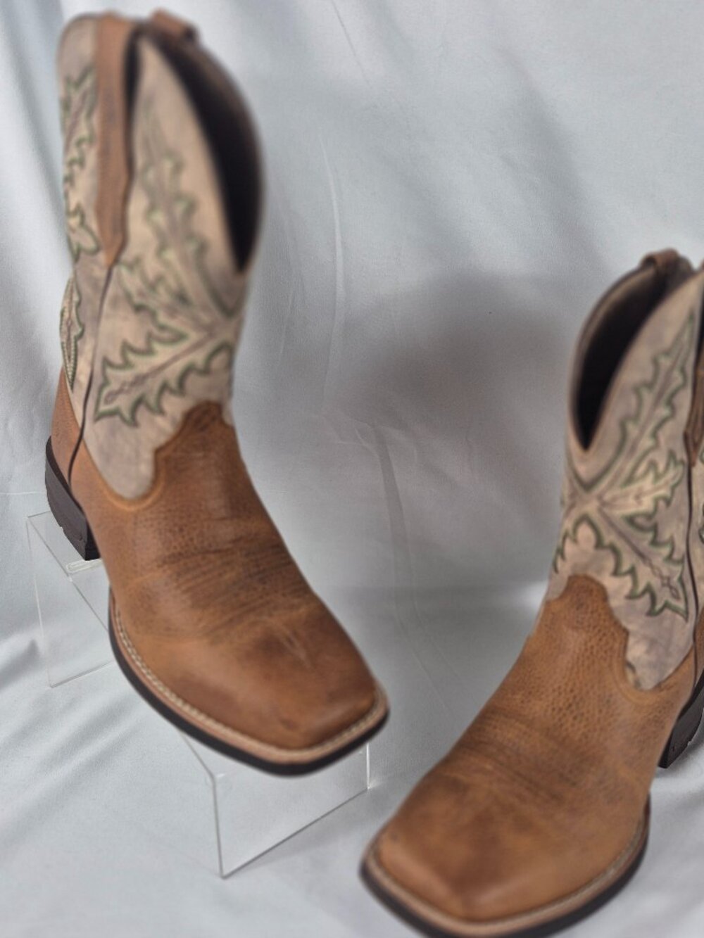 Ariat Mens Brown Leather Western Cowboy Boots Size 8D $Price Firm